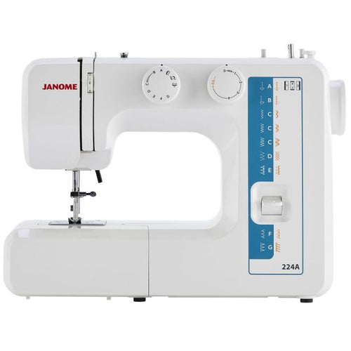 janome sewing machine janome-224a beginners basic easy entry level fabric shack malmesbury