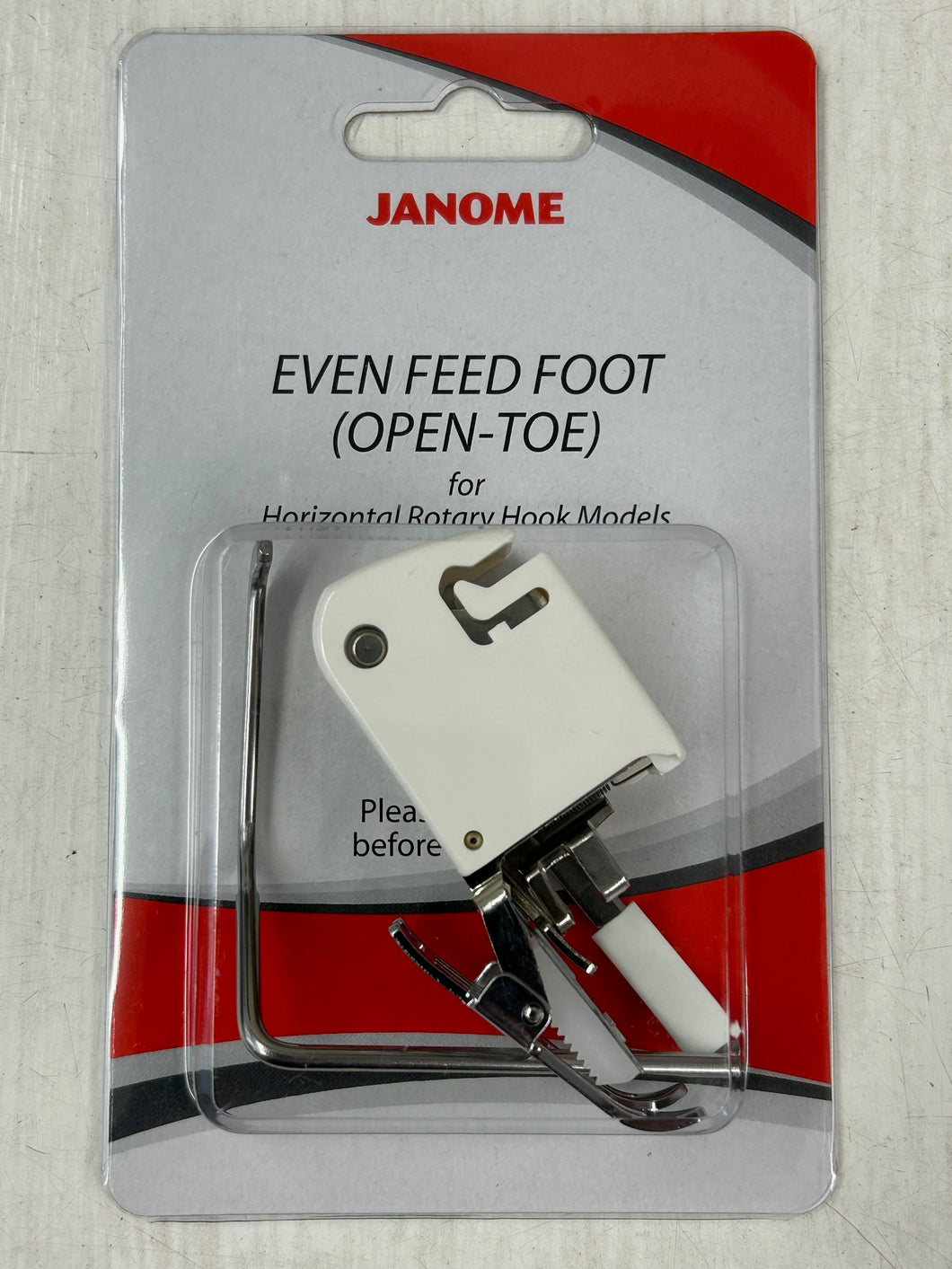 janome sewing machine walking open toe even feed foot category b fabric shack malmesbury