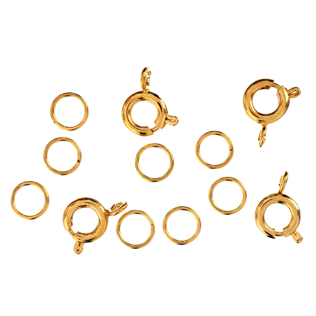 jewellery jewelry jewelery findings bolt ring with  split ring gold fabric shack malmesbury 260_02
