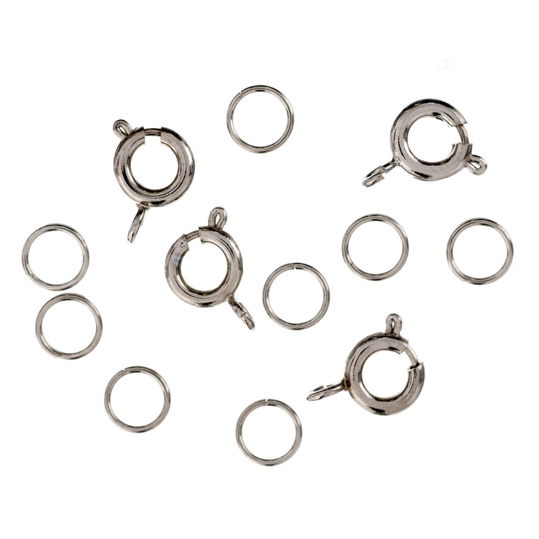 jewellery jewelry jewelery findings bolt ring with  split ring silver  fabric shack malmesbury 260_01