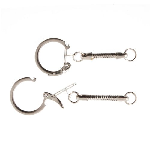 jewellery jewelry jewelery findings chrome key ring keyring fob silver fabric shack malmesbury CB053