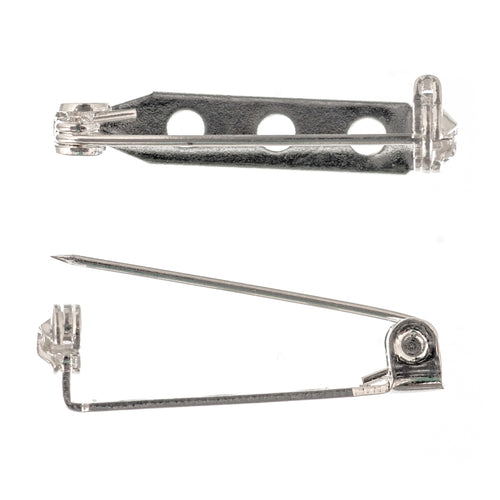 jewellery jewelry jewelery findings making brooch bar back 25mm silver  fabric shack malmesbury 259_01