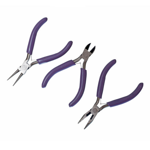 jewellery jewelry jewelery findings pliers set of 3  making fabric shack malmesbury TJ0093