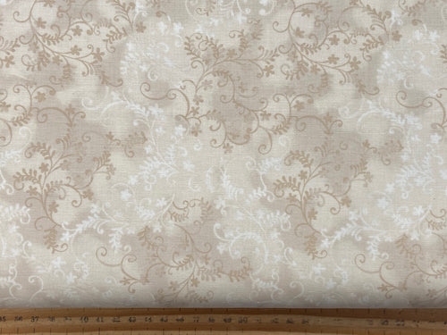 john louden mystic vine mixer blender beige natural cream craft medium cotton fabric shack malmesbury