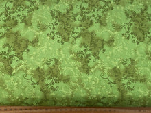 john louden mystic vine mixer blender chartreuse green craft medium cotton fabric shack malmesbury