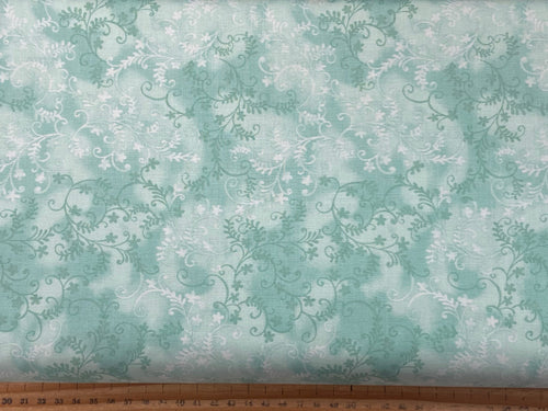 john louden mystic vine mixer blender mint green craft medium cotton fabric shack malmesbury