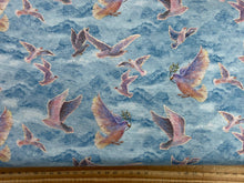josephine wall 3 wishes angel of peace fabric shack malmesbury doves in flight sky blue
