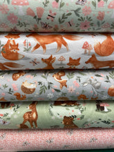 jo taylor 3 three wishes baby bloom brushed cotton flannel woodland forest animals butterfly butterflies bear bunny rabbit deer fabric shack malmesbury