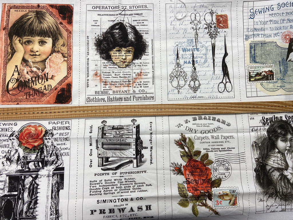 J Wecker Frisch for Riley Blake Sew Journal Advertisements Cotton Pane