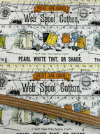 j wecker frish scary scraps spooky scary gothic halloween spools labels fabric shack malmesbury scary spools border stripe 