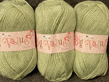 king cole big value chunky wool yarn basil light green 3489 fabric shack malmesbury