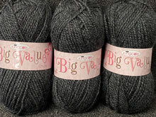 king cole big value chunky wool yarn charcoal grey 3281 fabric shack malmesbury