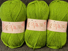king cole big value chunky wool yarn moss bright green 548  fabric shack malmesbury