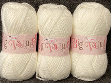 king cole big value chunky wool yarn white 822 fabric shack malmesbury
