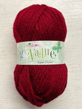 king cole big value super chunky wool yarn merlot dark red 3488 knitting knit crochet fabric shack malmesbury