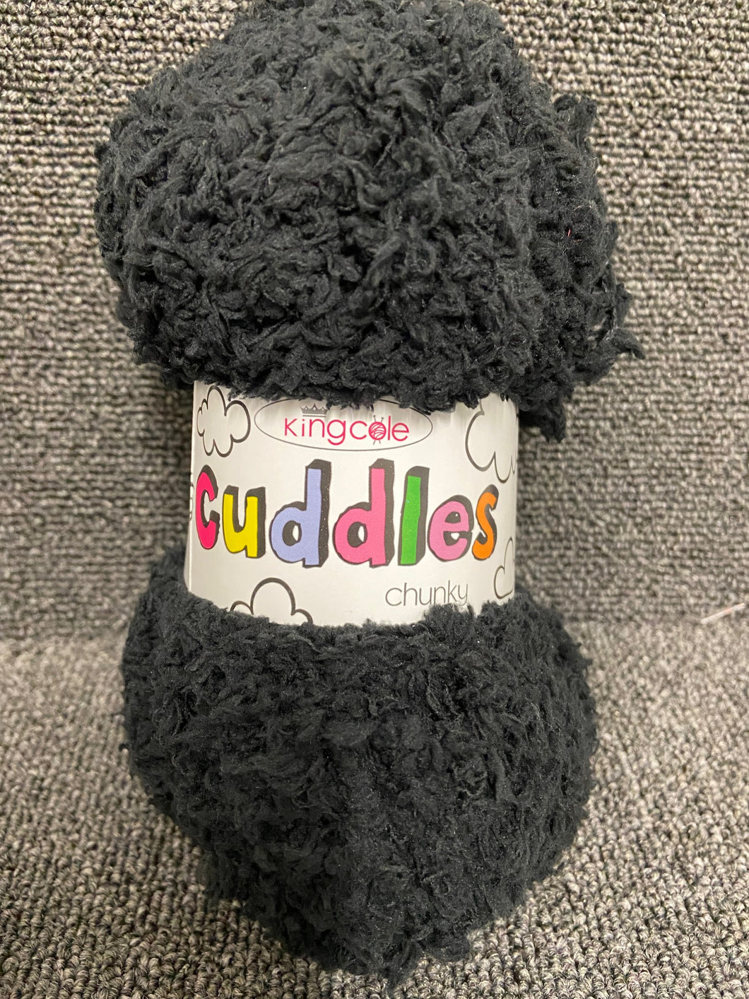 king cole cuddles chunky wool yarn faux fur black 302 cuddly teddy bear fabric shack malmesbury