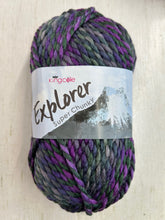 king cole explorer super chunky wool blend self stripe yarn 100g fiennes 5944 fabric shack malmesbury