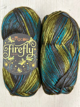 king cole firefly fire fly aran irridescent metallic yarn wool emperor moth 6580 fabric shack malmesbury