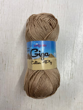 king cole giza cotton 4ply mercerised egyptian wool yarn knitting knit crochet fabric shack malmesbury pebble 2195