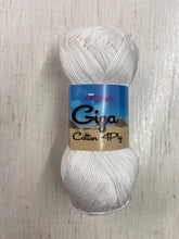 king cole giza cotton 4ply mercerised egyptian wool yarn knitting knit crochet fabric shack malmesbury white 2190
