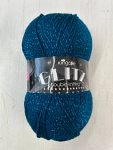 king cole glitz double knit dk christmas aquamarine 6861 glitter sparkly metallic yarn wool fabric shack malmesbury