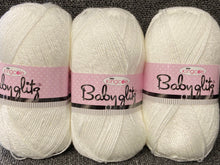 king cole glitz double knit dk christmas diamond white 583 glitter sparkly metallic yarn wool fabric shack malmesbury christmas