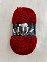 king cole glitz double knit dk christmas flame red 3504 glitter sparkly metallic yarn wool fabric shack malmesbury