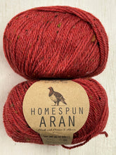 king cole homespun aran merino alpaca yarn wool blend ruby 6240 fabric shack malmesbury