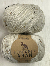 king cole homespun aran merino alpaca yarn wool blend snow 6230 fabric shack malmesbury