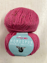 king cole homespun merino viscose alpaca blend yarn wool 50g fuchsia 6781 fabric shack malmesbury knit knitting crochet