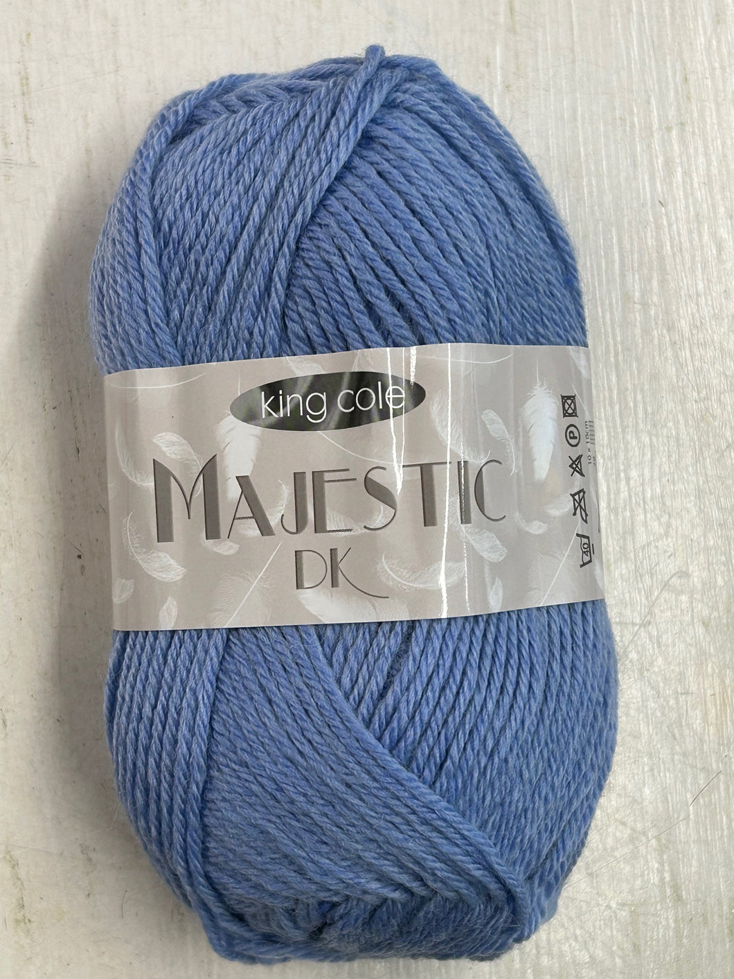 king cole majestic double knit dk wool yarn 50g sky blue 2655 knitting crochet fabric shack malmesbury