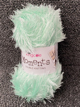 king cole moments long pile eyelash wool yarn 50g mint green 722 knitting crochet fabric shack malmesbury