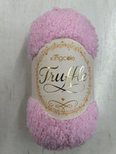 king cole truffle double knit dk fondant pink 4372 teddy bear eyelash fluffy wool yarn fabric shack malmesbury