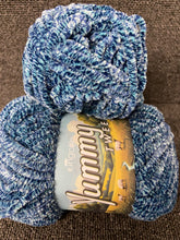 king cole yummy tweed river blue 6353 yarn wool chunky chenille fabric shack malmesbury knitting knit crochet
