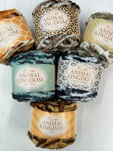 king cole animal kingdom yarn wool faux fur eyelash various colours  fabric shack malmesbury