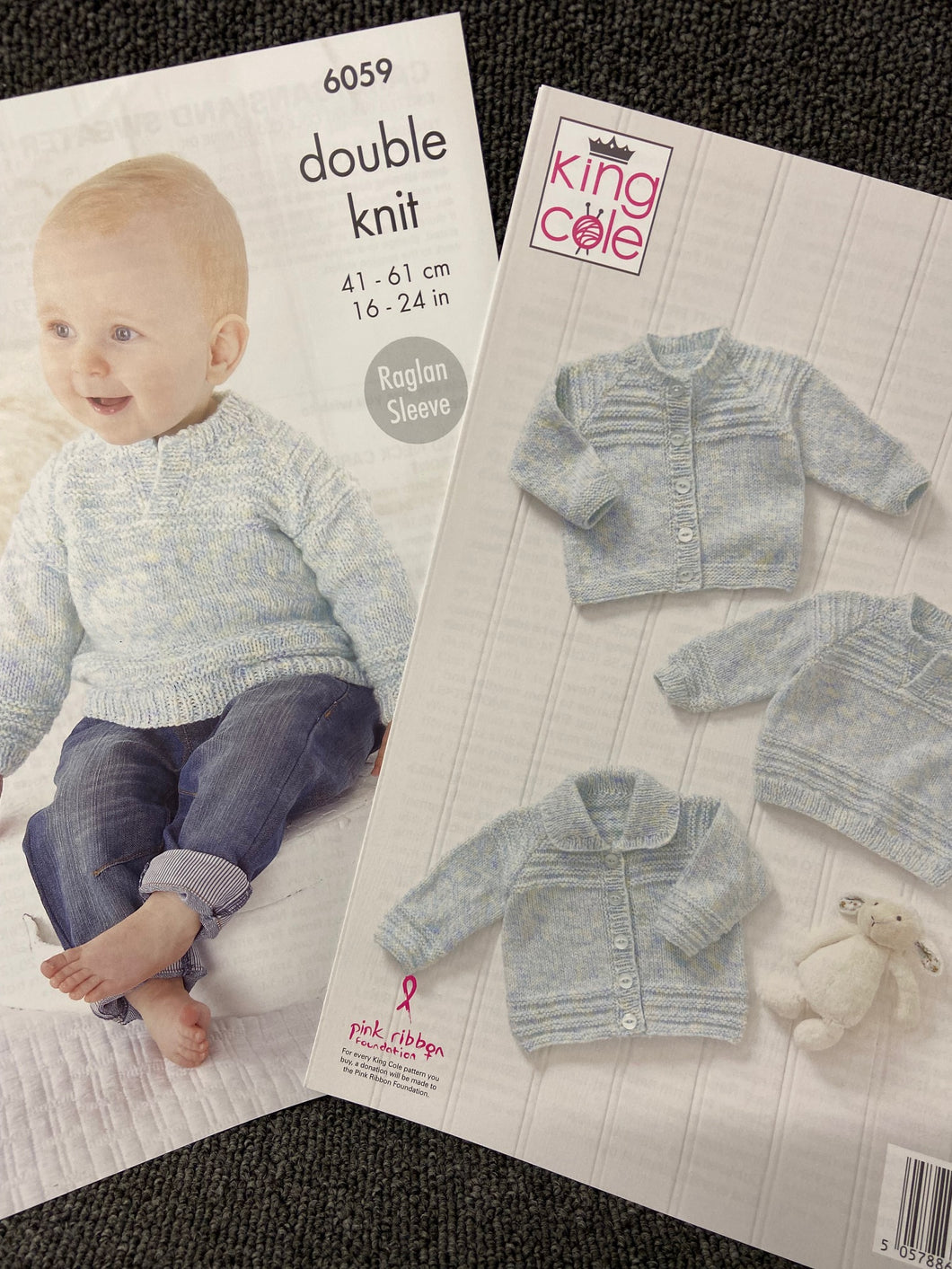 king cole baby babies jumper sweater cardigan jacket raglan cloud nine 9 double knit dk fabric shack malmesbury 6059