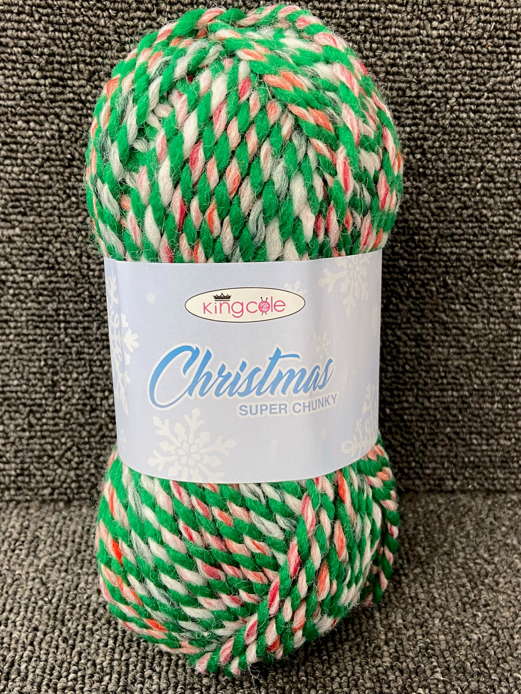 king cole christmas super chunky yarn wool 100g red green white stocking elf 6100 fabric shack malmesbury