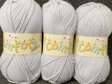 king cole comfort aran wool yarn 100g silver grey 3113 knitting knit crochet fabric shack malmesbury