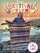 king cole festival fever blanket cal crochet a long eleonora tully coastal crochet yarn wool pack project fabric shack malmesbury