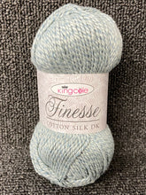 king cole finesse cotton silk dk double knit glacier blue grey 2817 fabric shack malmesbury