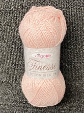 king cole finesse cotton silk dk double knit soft pink 2812 fabric shack malmesbury