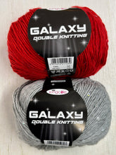 king cole galaxy sequin sequinned double knit dk wool yarn 50g mercury silver grey red knitting crochet fabric shack malmesbury