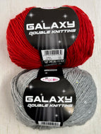 king cole galaxy sequin sequinned double knit dk wool yarn 50g mercury silver grey red knitting crochet fabric shack malmesbury