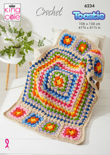 king cole granny square super chunky crochet pattern warm toastie fabric shack malmesbury