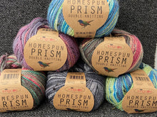king cole homespun prism 50g merino viscose alpaca yarn wool self stripe various colours fabric shack malmesbury