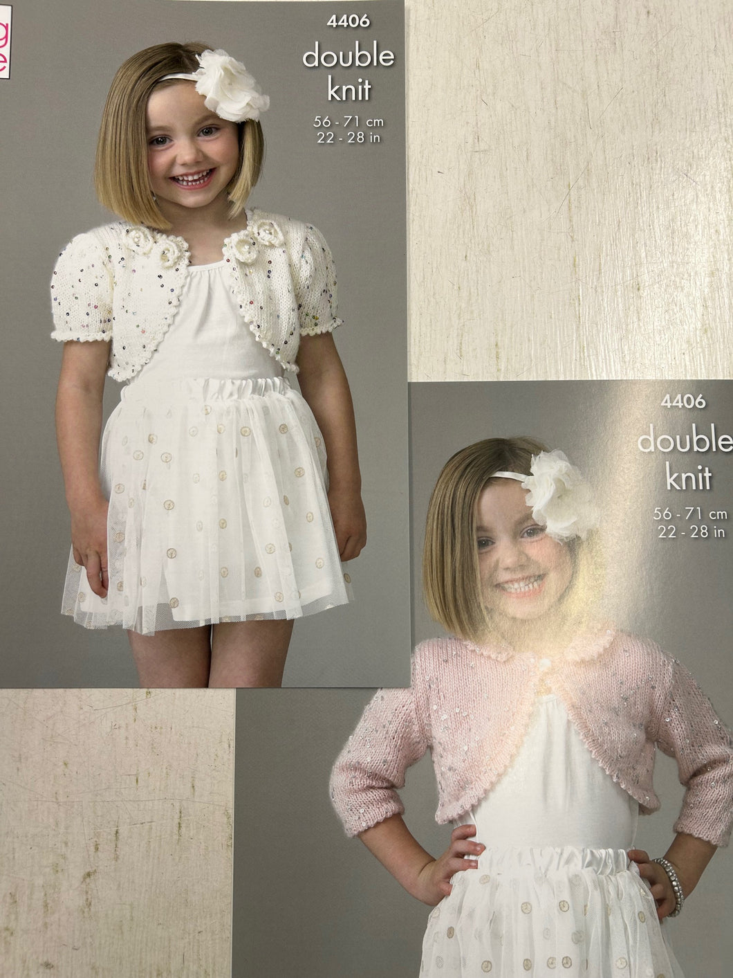 king cole kids cardigan wedding shrug jacket knitting pattern double knit dk fabric shack malmesbury 4406
