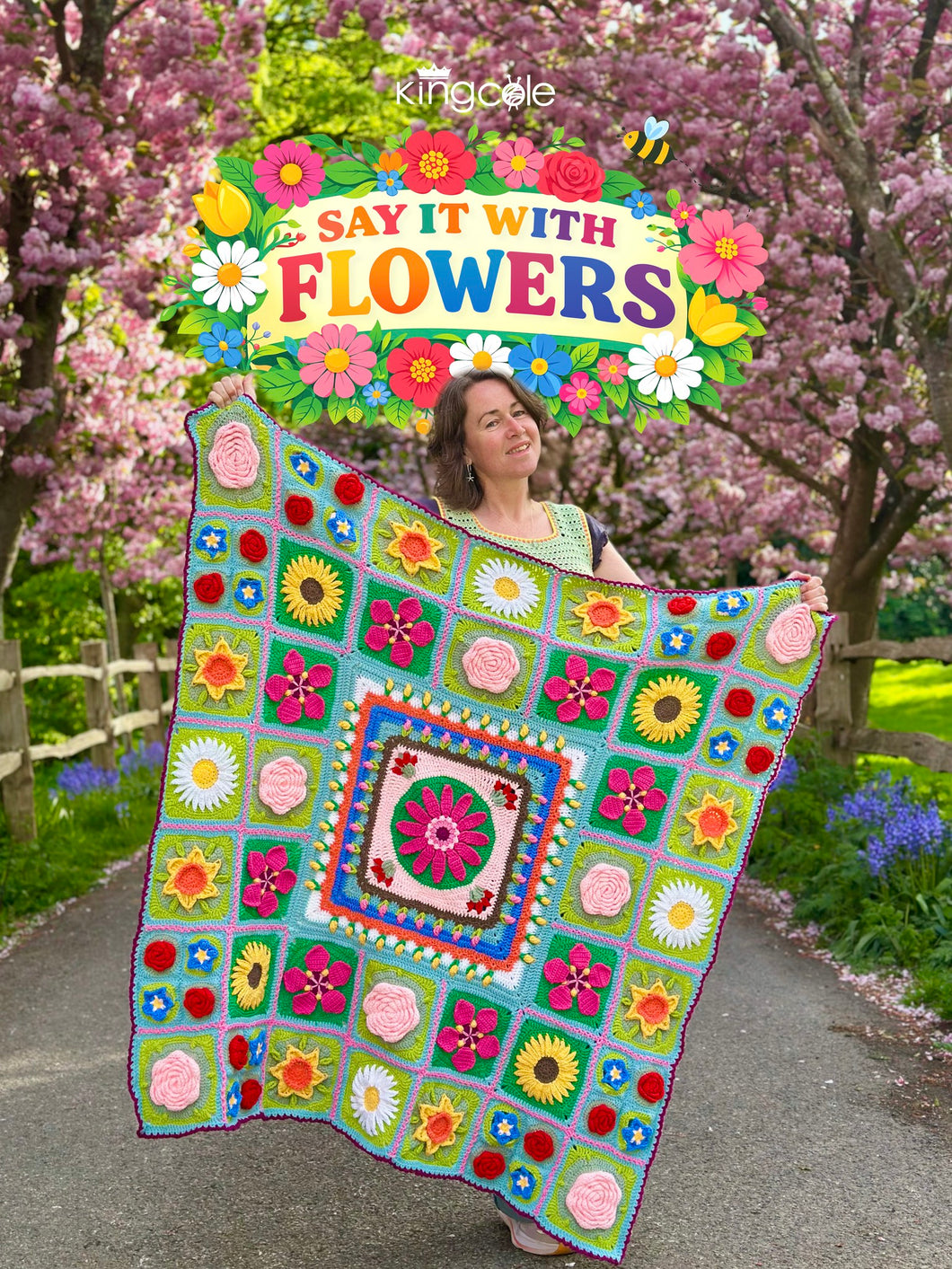 king cole say it with flowers cal eleanor tully coastal crochet along fabric shack  malmesbury 2