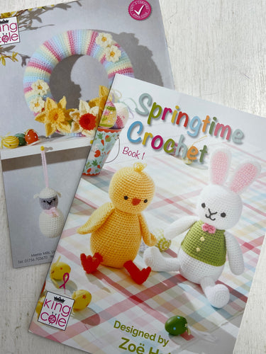 King Cole Springtime Crochet Pattern Book by Zoe Halstead