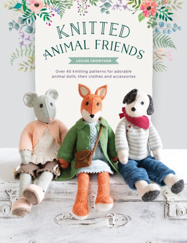 knitted animal friends book louise crowther fabric shack malmesbury