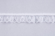 lace trim narrow white 22mm white floral trimming fabric shack malmesbury ET306_WHT